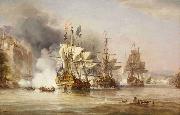 Charles Edward Chambers The Capture of Puerto Bello oil painting